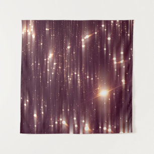 Tapiz Luces rosas abstractas de glamur con purpurina