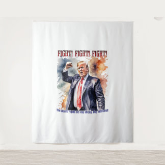 Tapiz ¡Luchar! ¡Luchar! ¡Luchar! Leyenda de Trump