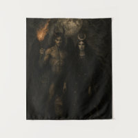 Lucifer y Diana - Ilustracion Nocturne de bruja