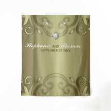 Lujo Elegante Vintage Victoriano Boda de Oro