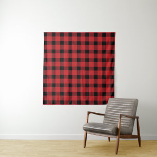 Tapiz Lumberjack Red Buffalo Country Plaid