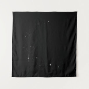 Tapiz Luna iluminada por estrellas