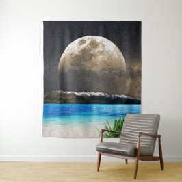 Tapiz Luna Y Playa