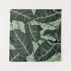 Tapiz Luxury nature leaves background. Floral pattern, T