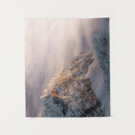 Tapiz Luz asombrosa y niebla en la montaña