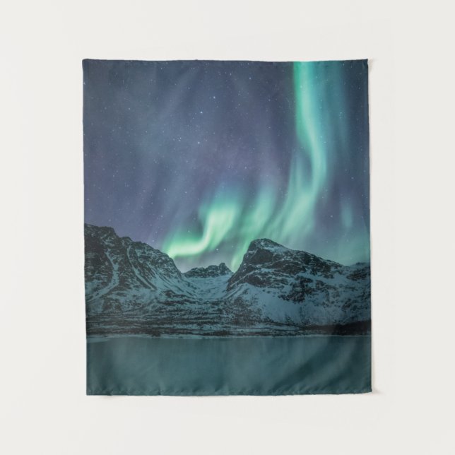 Tapiz Luz del Norte Noruega (Anverso)