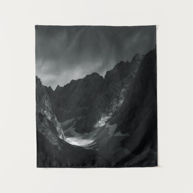 Tapiz Luz solar a través de nubes oscuras (Anverso)