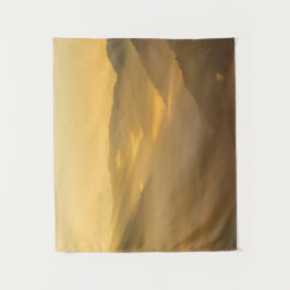 Tapiz Luz solar brillando en la niebla matutina