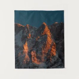 Tapiz Luz solar en majestuosas montañas