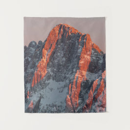 Tapiz Luz solar sobre montañas nevadas