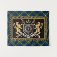 MacIntyre Clan Badge & Motto con Leones