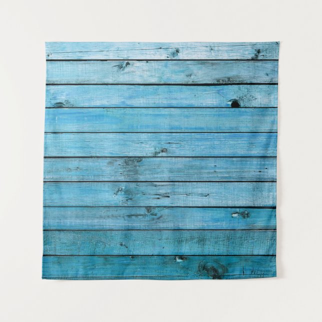 Tapiz Madera natural azul, fondo texturado. (Anverso)