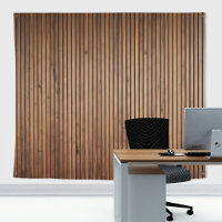Madera rústica delgada vertical tablón cabaña pare
