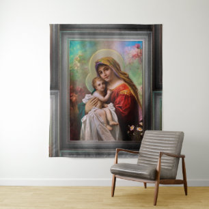 Tapiz Madonna Mit Dem Jesusknaben por Hans Zatzka