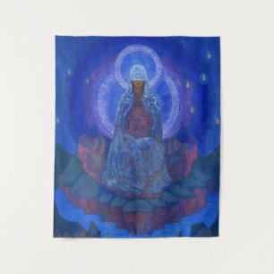 Tapiz Madre del mundo, 1924 por Nicholas Roerich