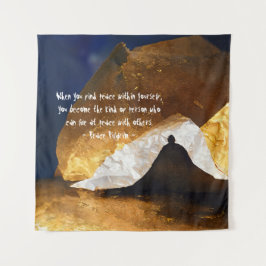 Tapiz Maestro Reiki del instructor de meditación de yoga