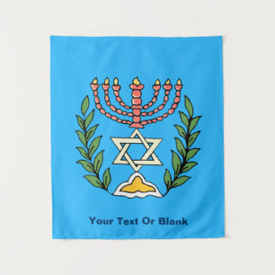 Tapiz Magen persa David Menorah