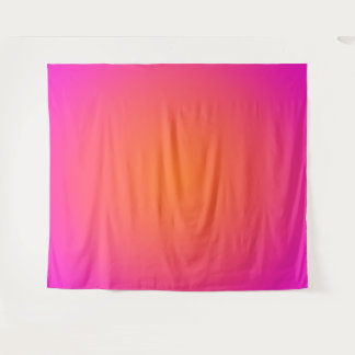 Tapiz Magenta Rosa Caliente y Aura Naranja Brillante Omb