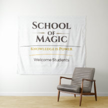 Tapiz Mágico Escolar Decoración de Aula Póster