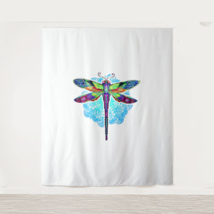 Tapiz Magnífica libélula colorida Mandala