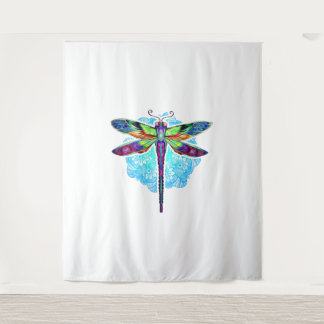 Tapiz Magnífica libélula colorida Mandala