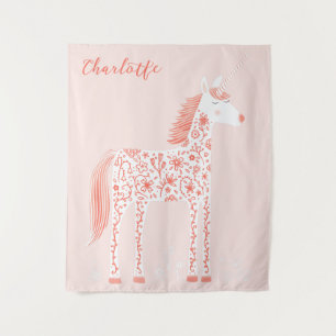 Tapiz Magnífico Unicornio Rubor Pink personalizado