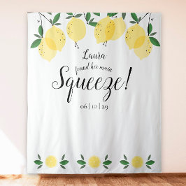 Tapiz Main Squeeze Lemons Bridal Shower Photo Backdrop