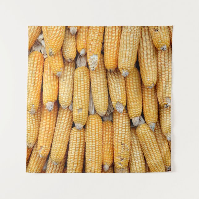 Tapiz Maíz seco que fue apilado. (Anverso)