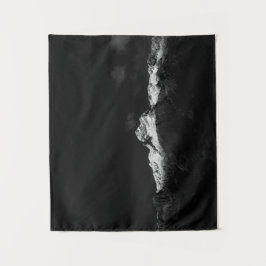 Tapiz Majestuosa montaña Triglav en blanco y negro