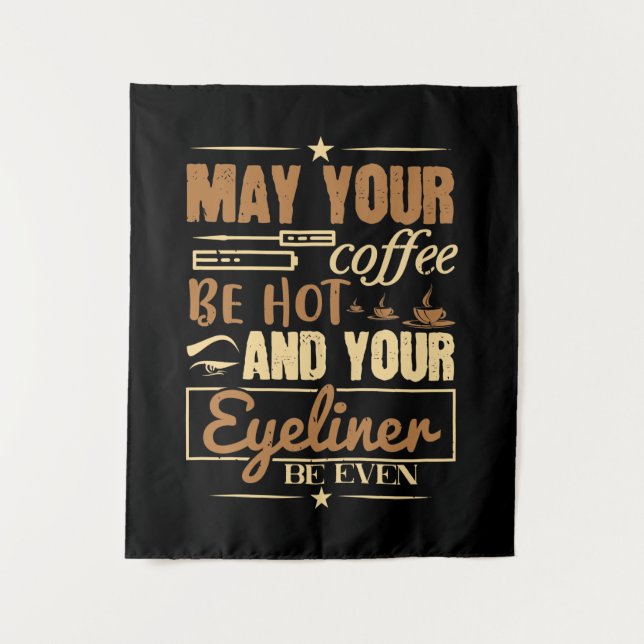 Tapiz Makeup - Hot Coffee And Even Eyeliner (Anverso)