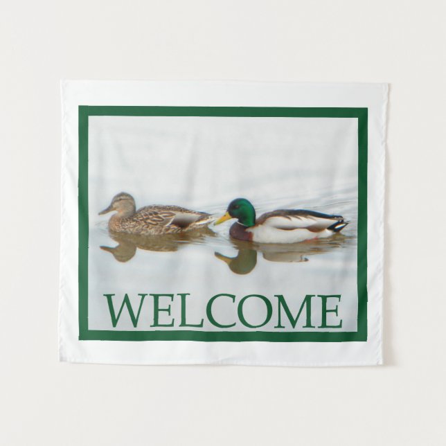 Tapiz Malard Ducks - Bienvenida (Anverso (horizontal))