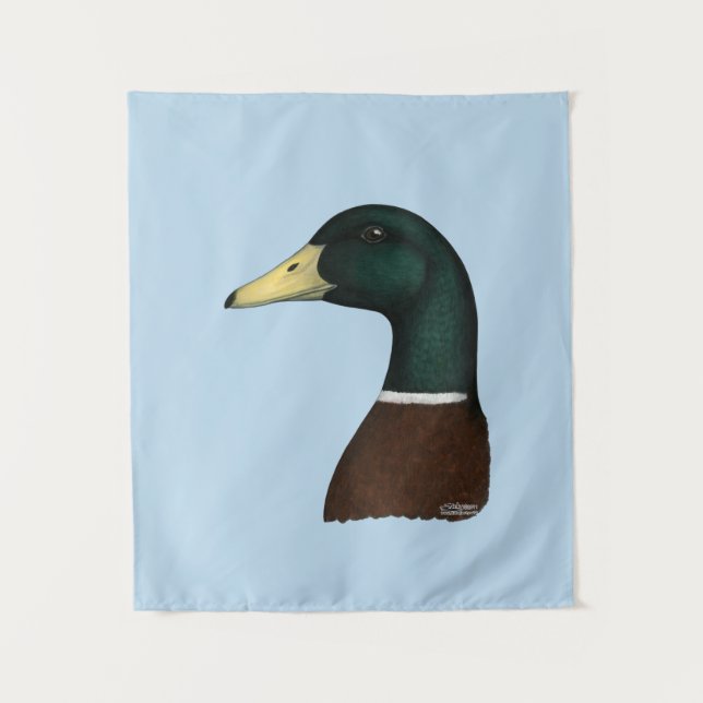 Tapiz Mallard Drake Head (Anverso)
