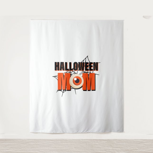 Tapiz Mamá de Halloween - Disfraz de Halloween (Anverso)
