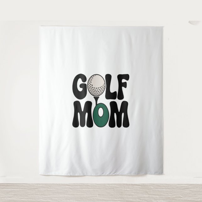 Tapiz Mamá del golf (Anverso)