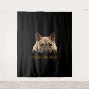 Tapiz mamá frenchie regalo de mamá de bulldog francés
