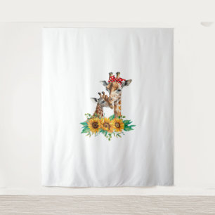 Tapiz Mamá Sunflower Safari África Animales niños aburre