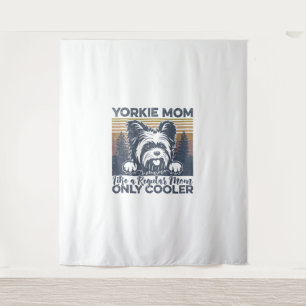Tapiz Mamá Yorkie _Yorkshire Mama Dog's Day
