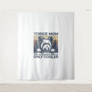 Tapiz Mamá Yorkie _Yorkshire Mama Dog's Day