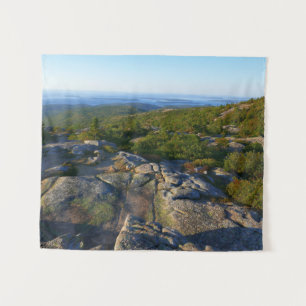 Tapiz Mañana en la cima de Cadillac Mountain en Acadia
