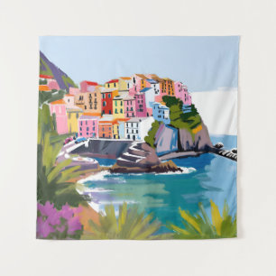 Tapiz Manarola Cinque Terre Liguria Italia
