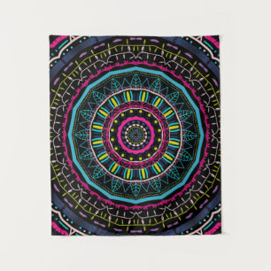 Tapiz mandala colorido