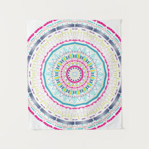 Tapiz mandala colorido