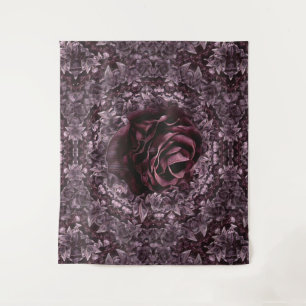 Tapiz Mandala de rosa