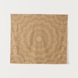 Tapiz Mandala dorada. "Arena dorada".