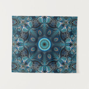 Tapiz Mandala espacial misteriosa