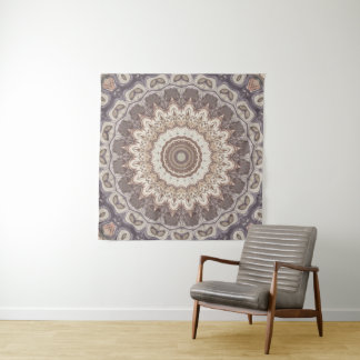 Tapiz Mandala marrón