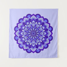 Mandala morada floral