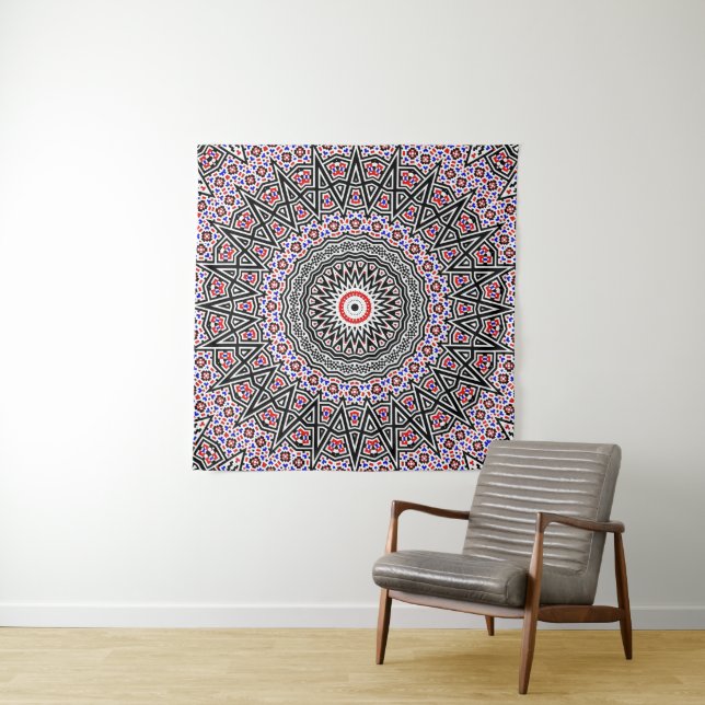 Tapiz Mandalá Mosaico (In situ)