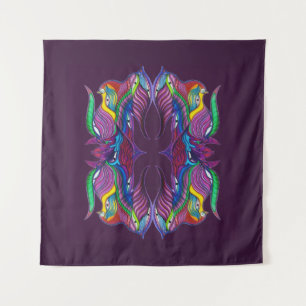 Tapiz Mandala psicodélica moderna