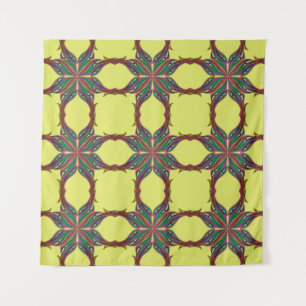 Tapiz Mandala psicodélica moderna